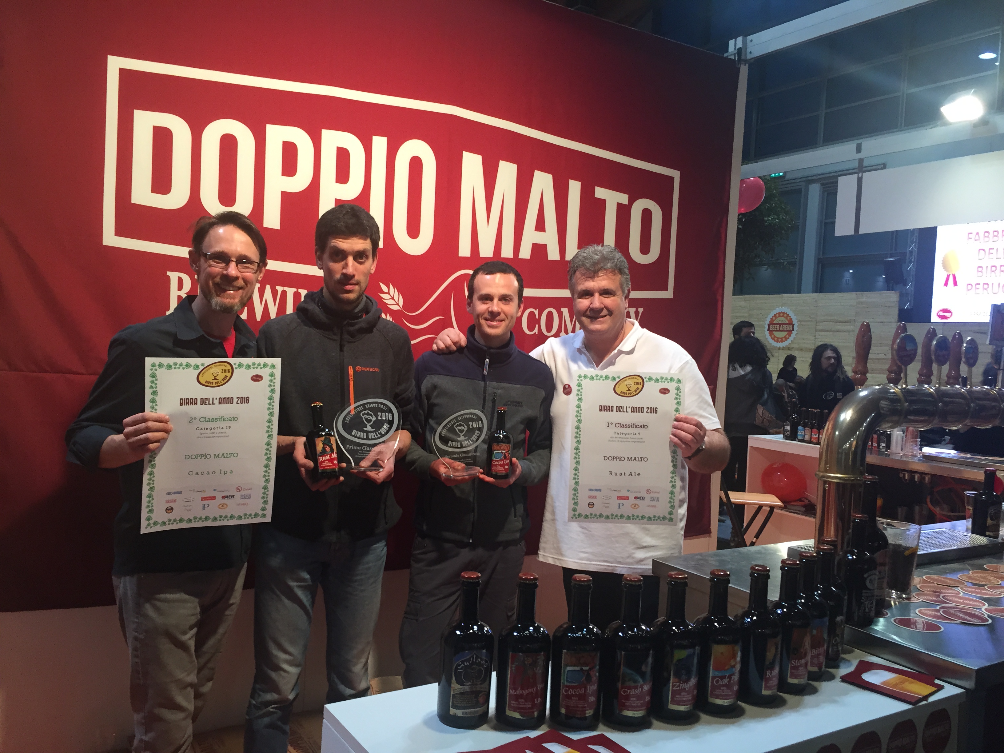 Doppio Malto: dopo le medaglie 5 all’International Beer Challenge, due riconoscimenti al Beer attraction!