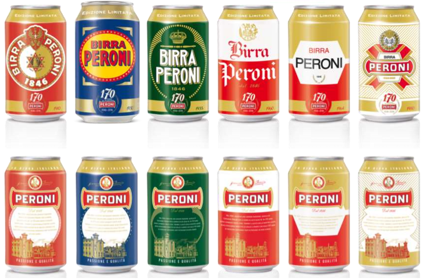 170 candeline per Peroni: si festeggia con 6 lattine celebrative