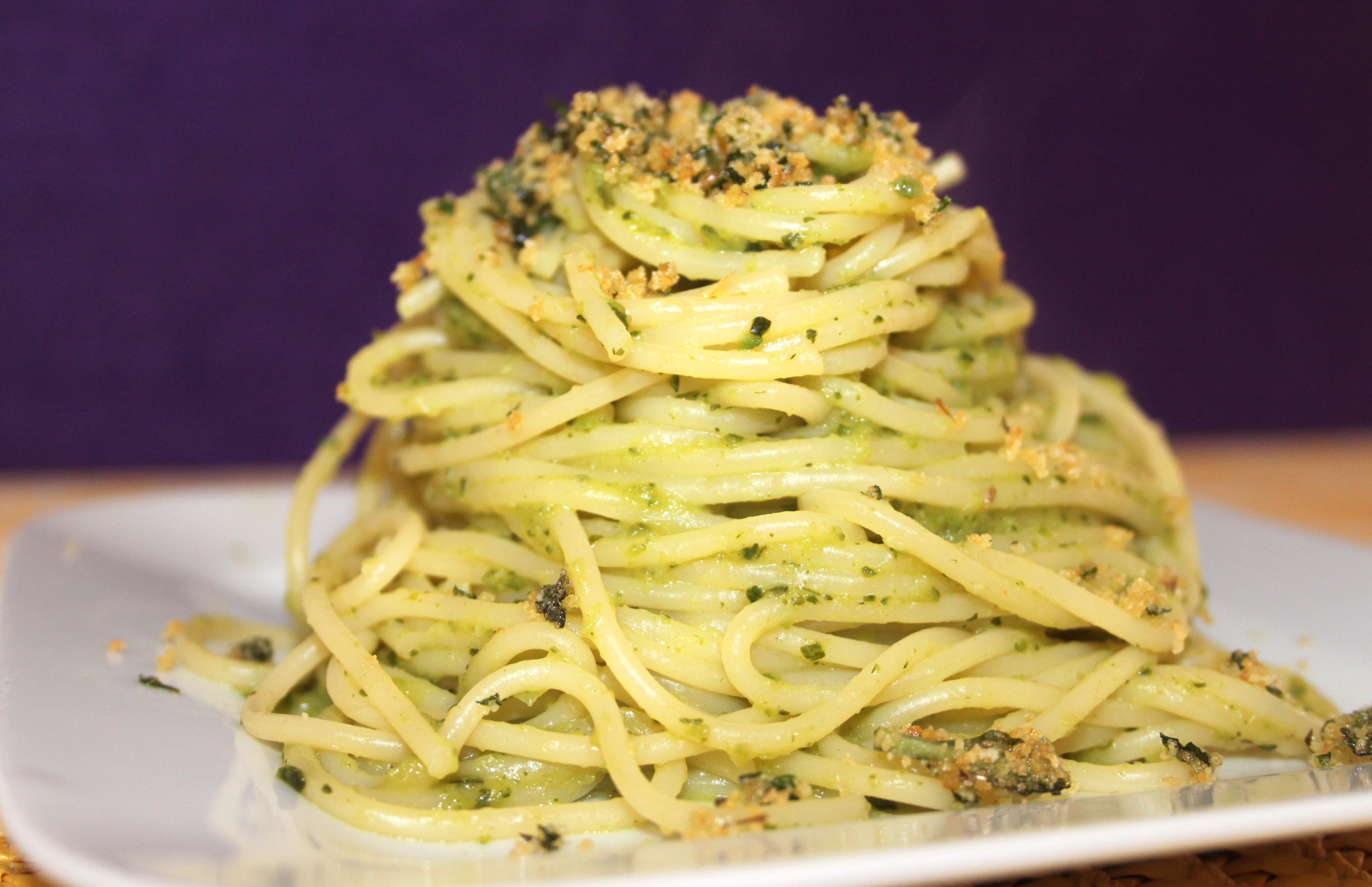 Spaghetti alla weissbier e bouquet di erbe aromatiche