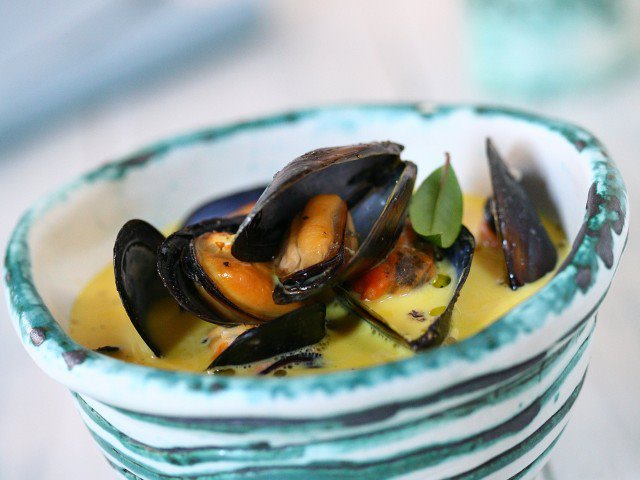 Cozze in salsa di panna sfumate alla IPA