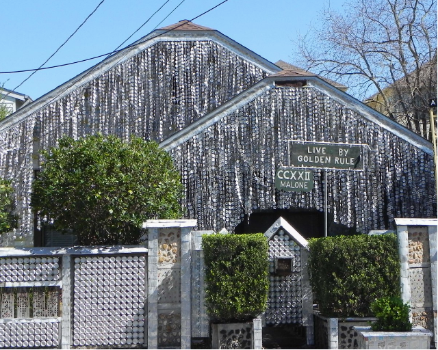 The Beer Can House: a Houston la casa museo fatta di 50.000 lattine