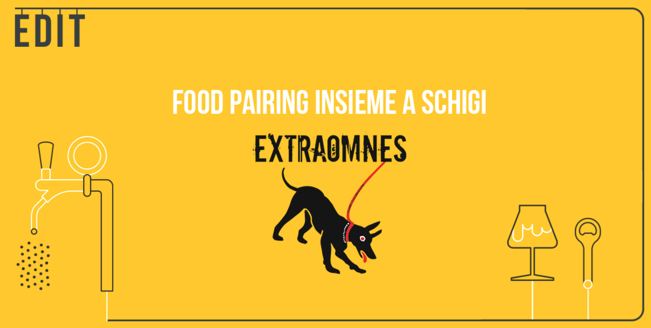 EDIT: la birra di Extraomnes protagonista del “food pairing”