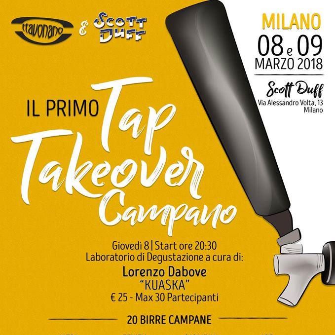 Le birre Campane arrivano a Milano, allo Scott Duff!