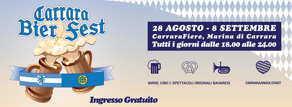 Carrara: al via la più grande festa della birra!