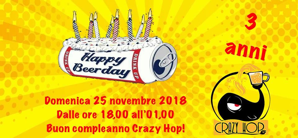 Il 25 novembre tutti a Baggio per i tre anni di Crazy Hop!