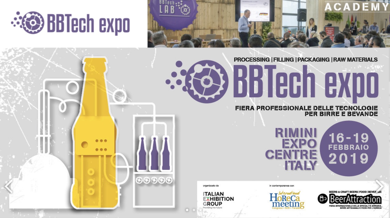 BBTech Expo: tutta la tecnologia della birra esposta a Beer Attraction 2019