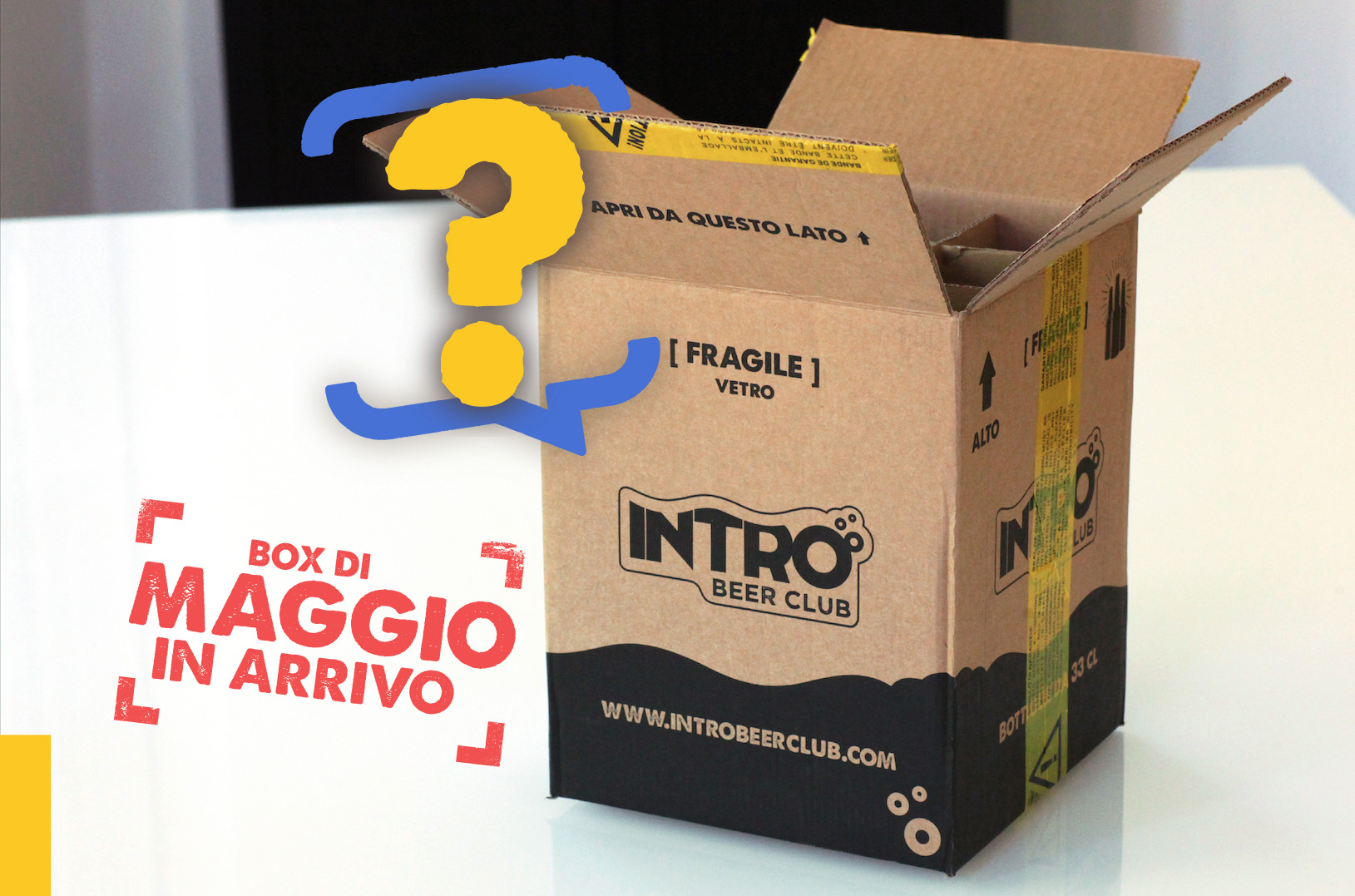 Sta arrivando la nuova Beer Box di Intro Beer Club: impazza l’attesa per conoscere due i birrifici della sfida di maggio!