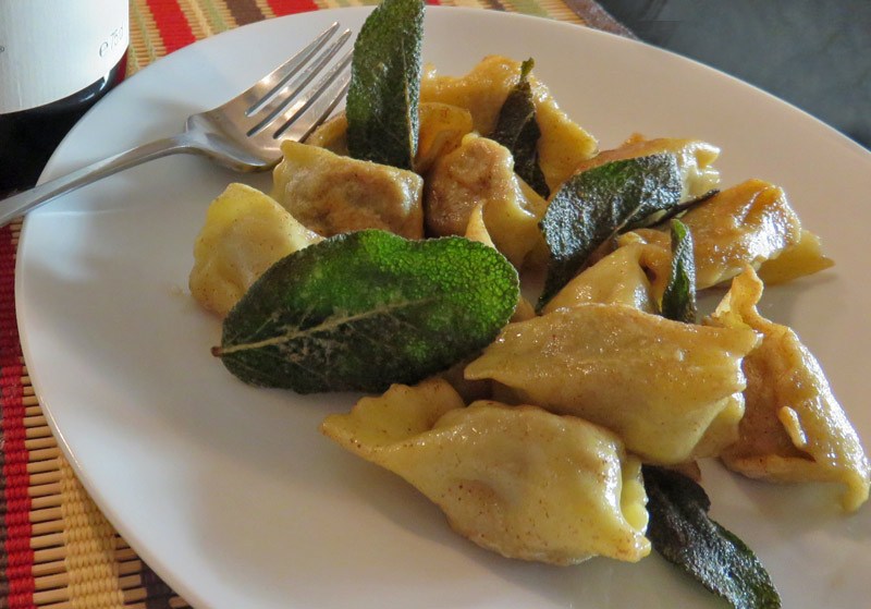 Agnolotti al plin alla stout