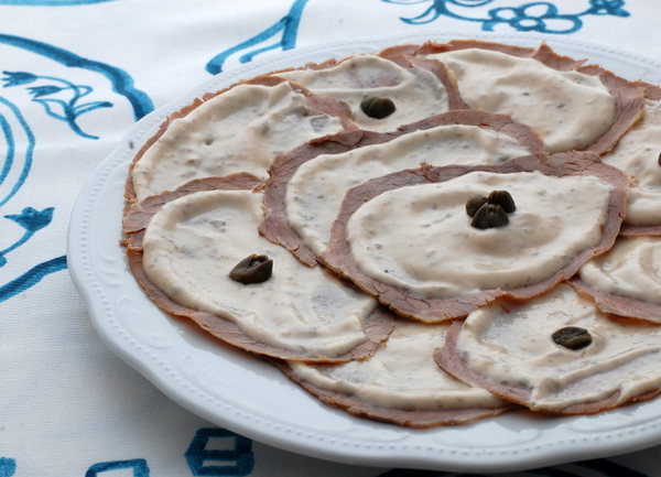 Vitello tonnato abbirrato