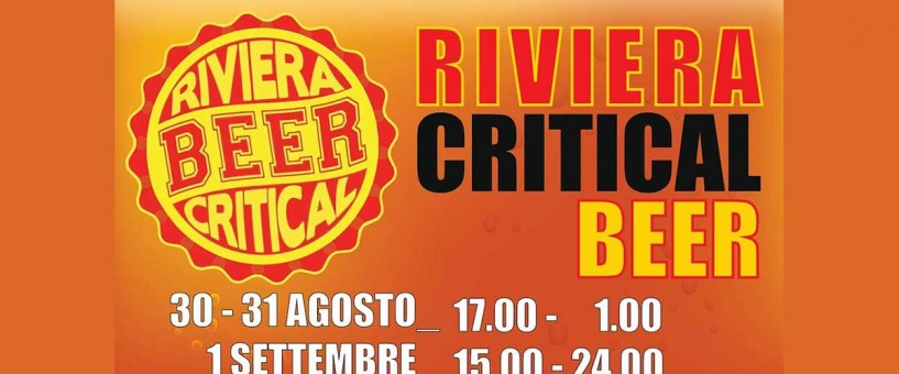 Riviera Critical Beer 2019: quinta edizione!