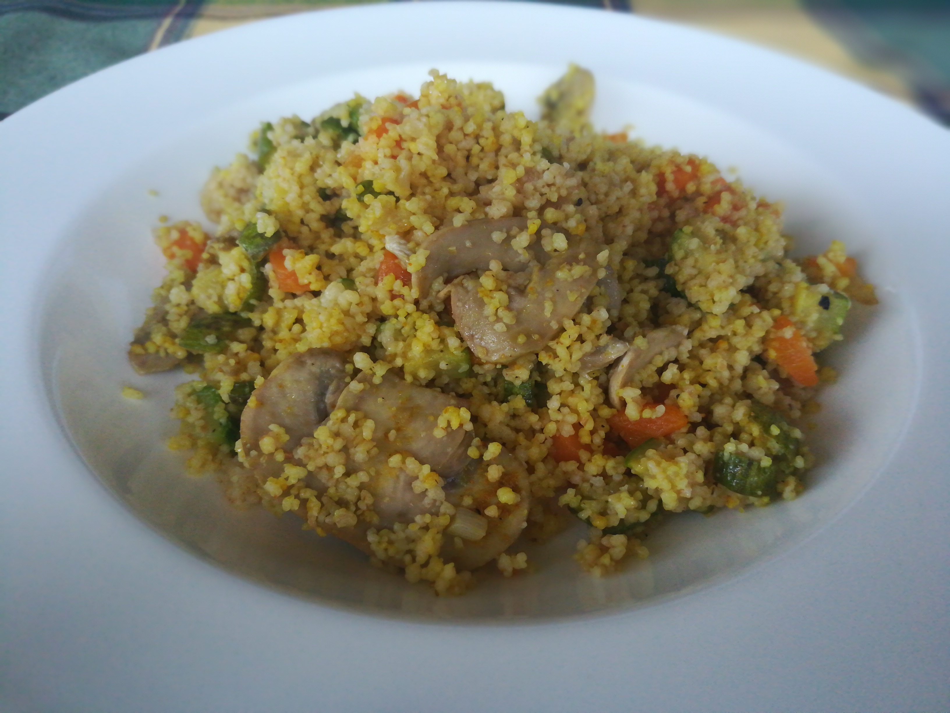 Cous cous con verdurine e birra