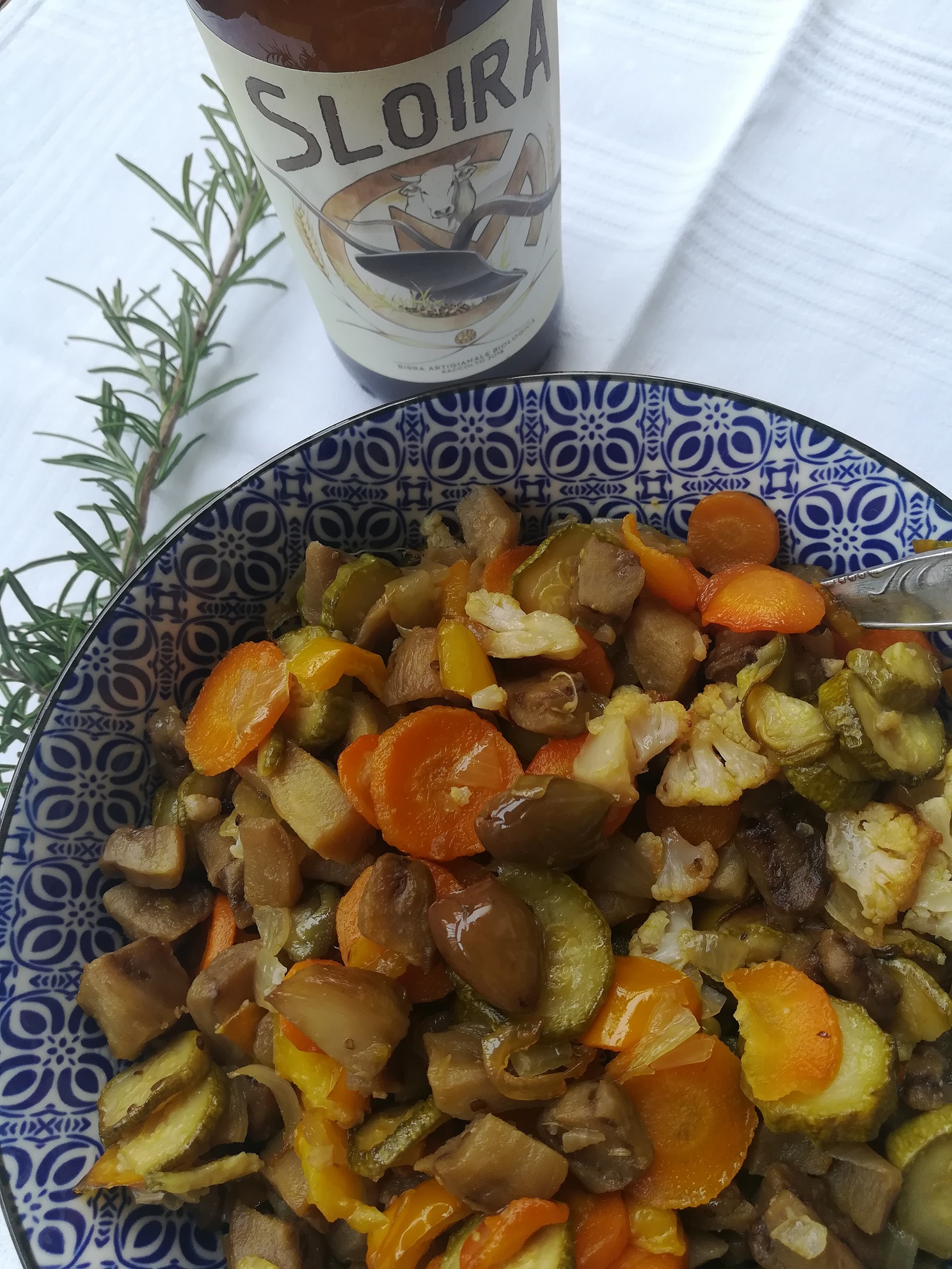 Caponata al forno con birra contadina®