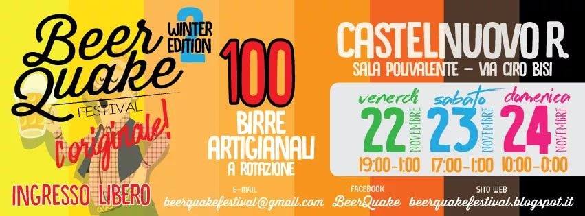 BeerQuake Winter Edition: tre giorni a tutta birra