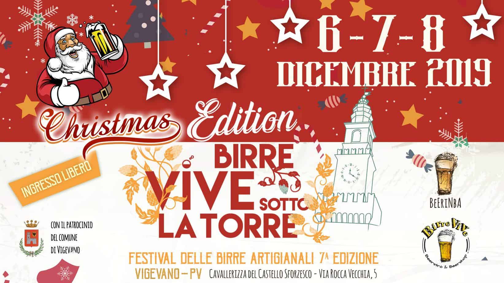 Birre Vive sotto la torre Christmas edition  a Vigevano