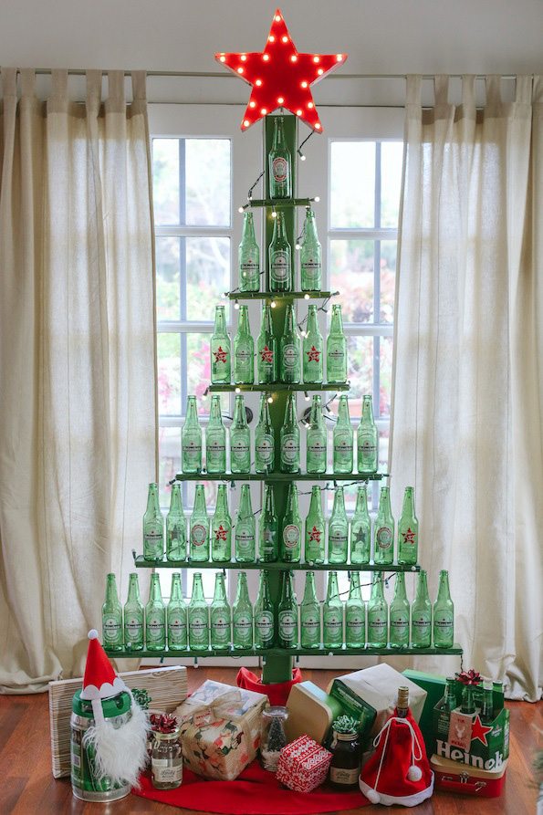 Albero Di Natale Heineken.Idee Per Creare Alberi Di Natale Birrari Giornale Della Birra