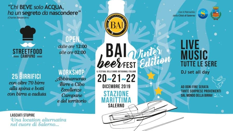 BAI Beer Fest – Winter Edition, dal 20 al 22 dicembre 2019 a Salerno