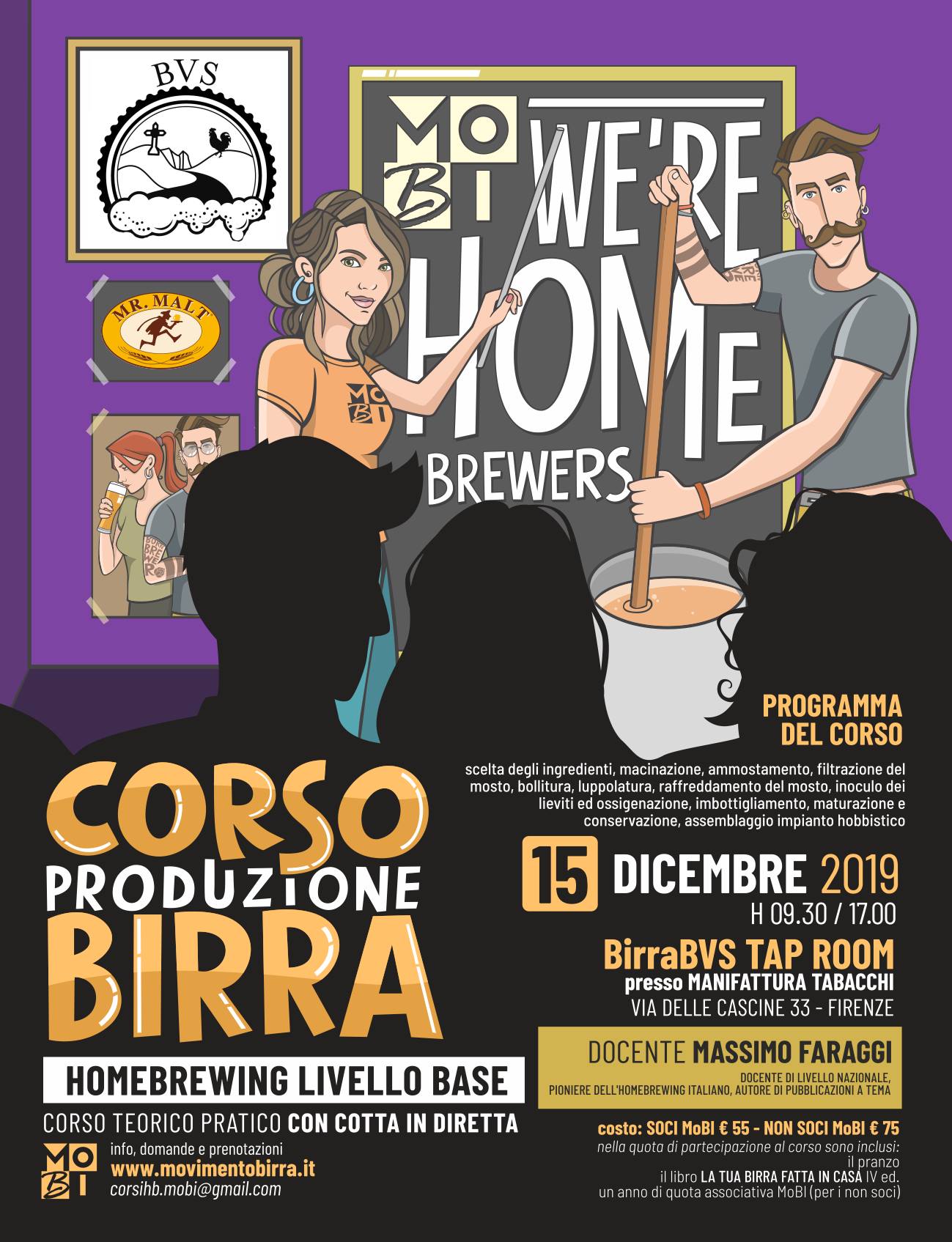 Domani a  Firenze il Corso Homebrewing Livello Base del MOBI