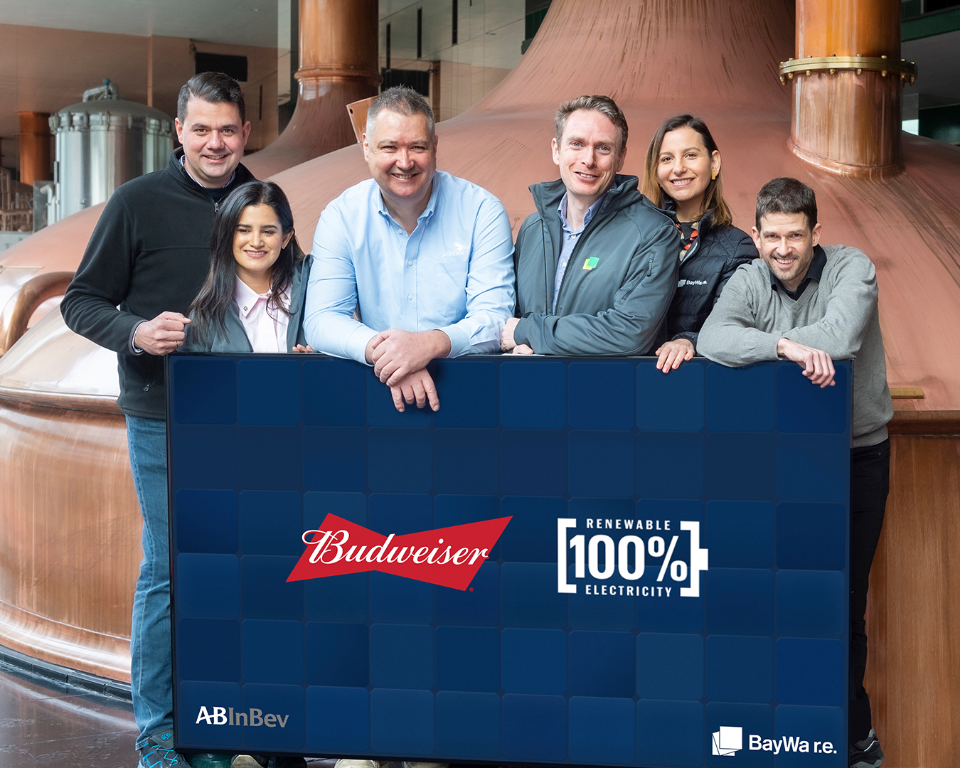 AB InBev produrrà birra utilizzando energia green al 100%