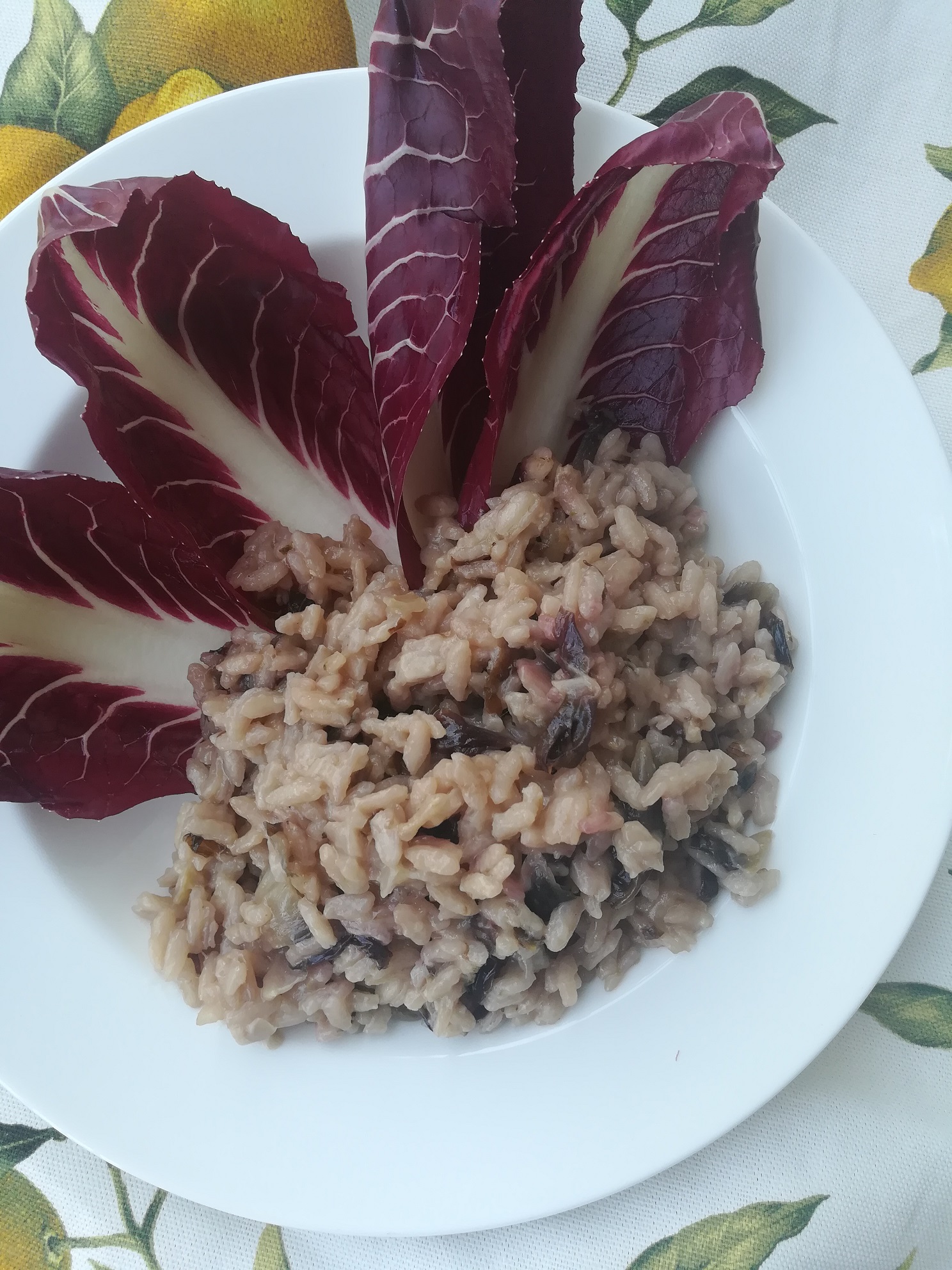 Risotto alla birra contadina® e radicchio