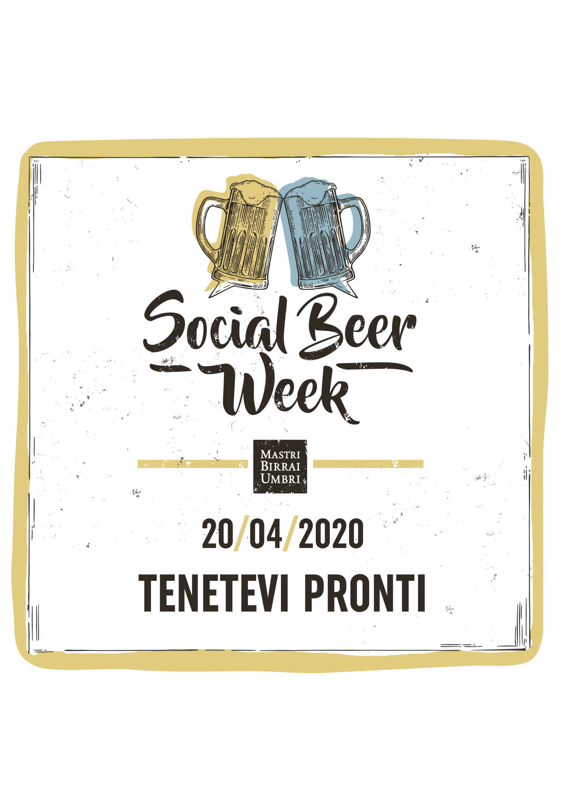 “Distanti ma uniti”: dal 20 al 26 aprile la SocialBeer Week di Mastri Birrai Umbri