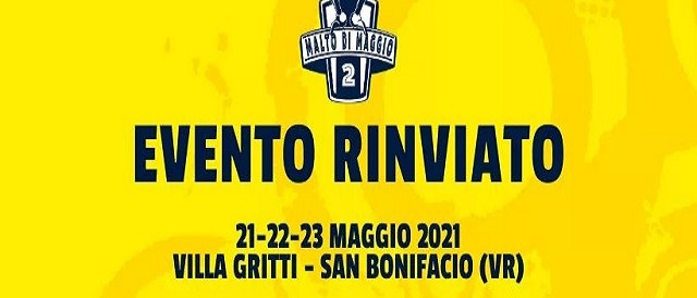 Malto di Maggio: rinviato al 2021