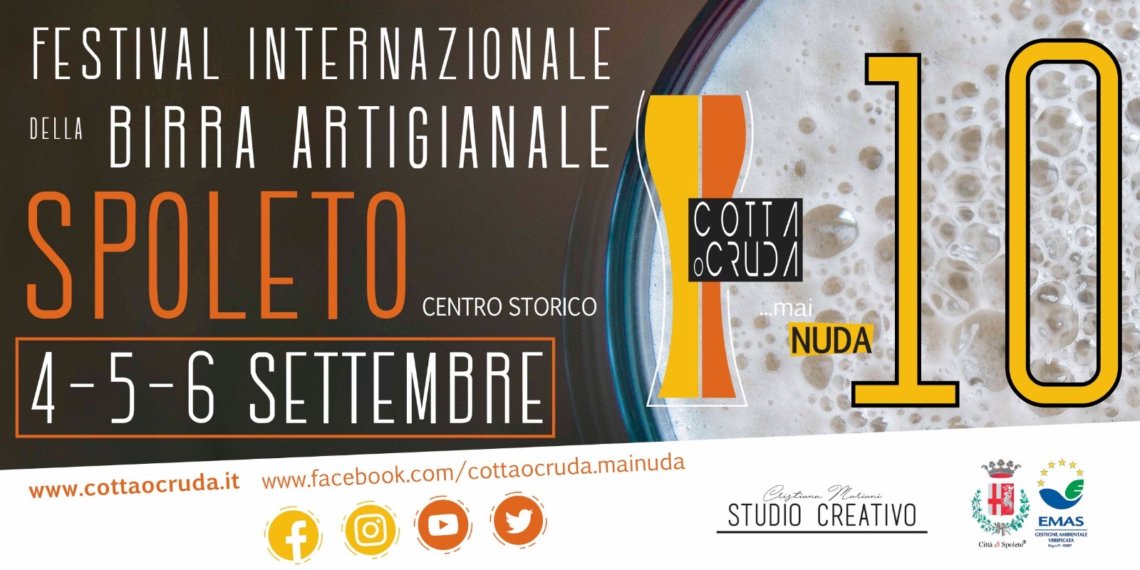 ’Cotta o cruda’: Spoleto si prepara al festival della birra artigianale