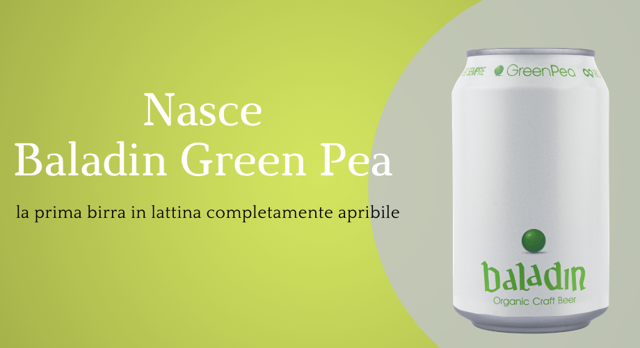 Nasce Baladin Green Pea la prima birra in lattina completamente apribile