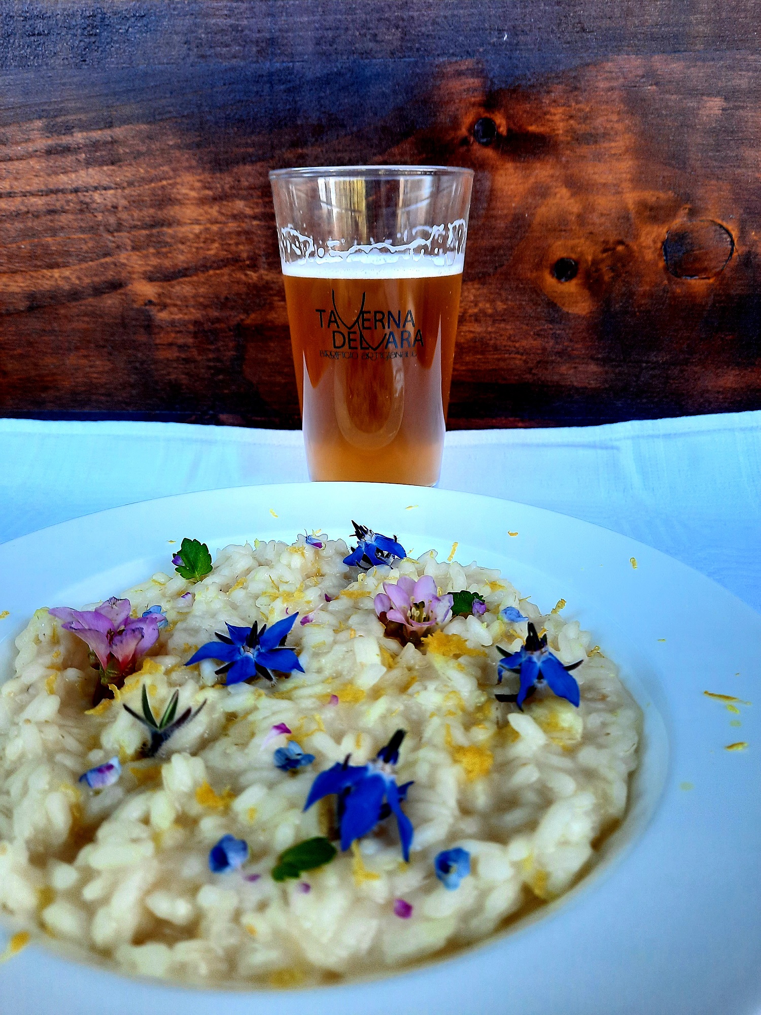 Risotto di primavera alla birra bianca “Suvero”