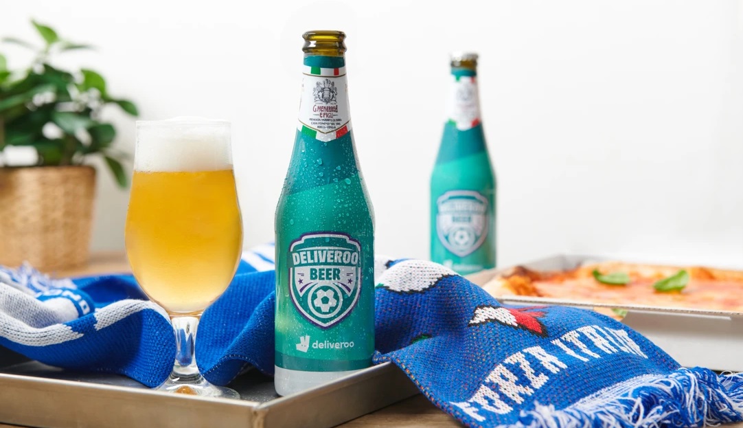 Arriva la  Deliveroo Beer per sostenere la Nazionale di Calcio