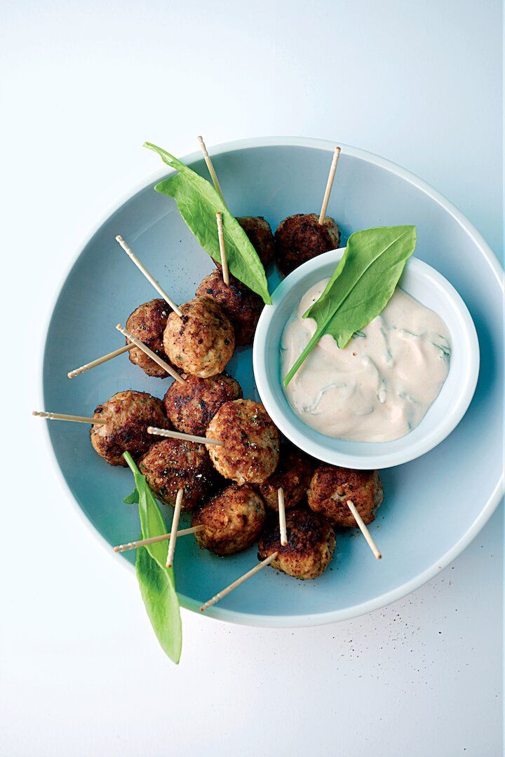 Pesce spada in polpette affogato alla saison