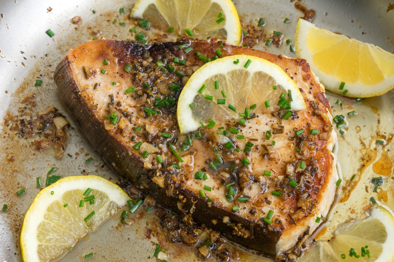 Pesce spada alla blanche e limone