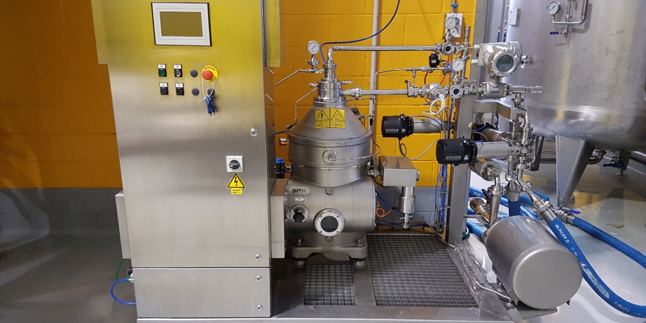 Macchine ed impianti della birra: centrifuga