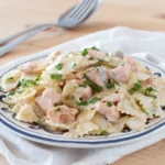 Farfalle-al-salmone-birra