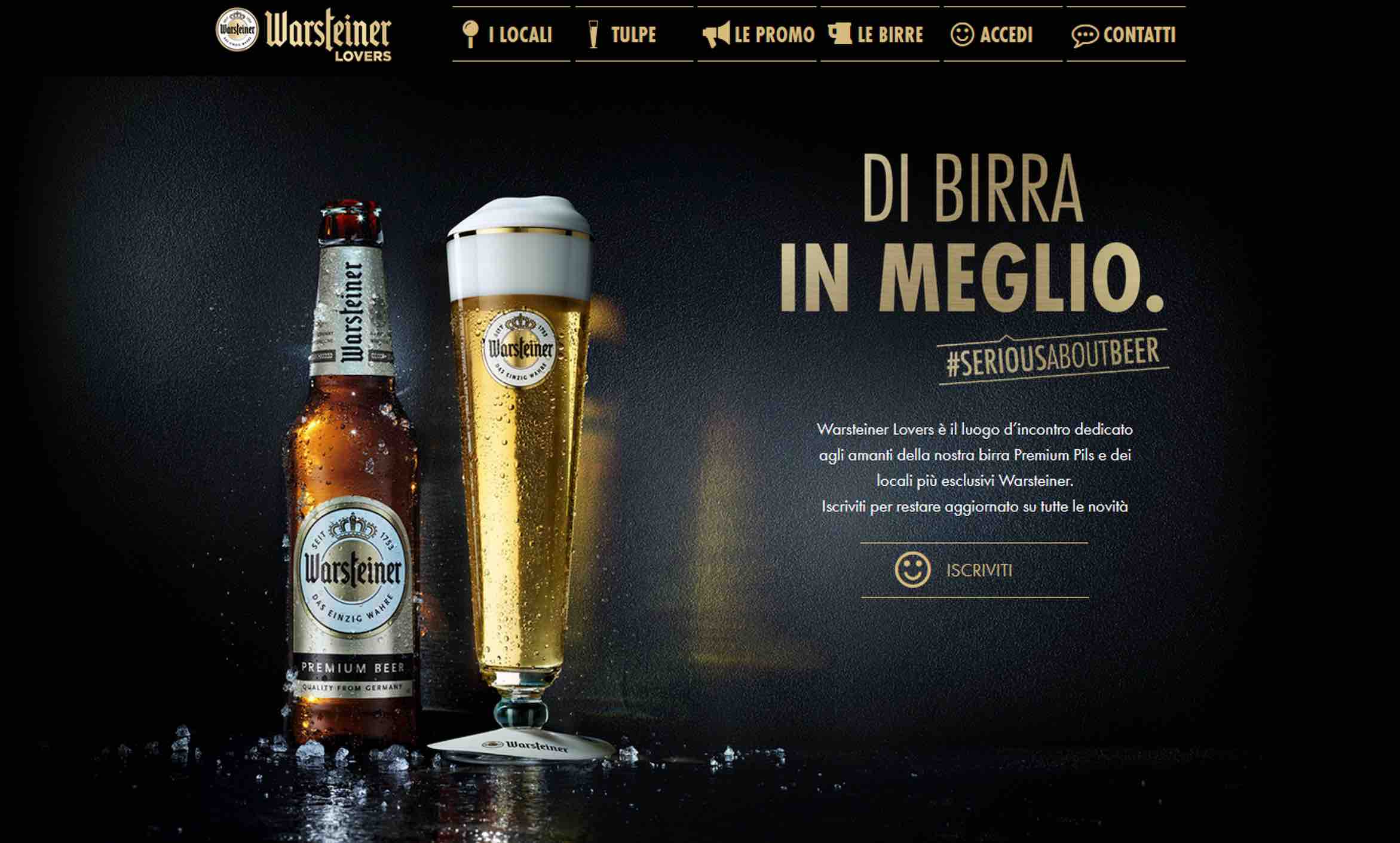 Warsteiner Italia oggi inaugura la piattaforma Warsteiner Lovers al KaiserKeller di Canazei