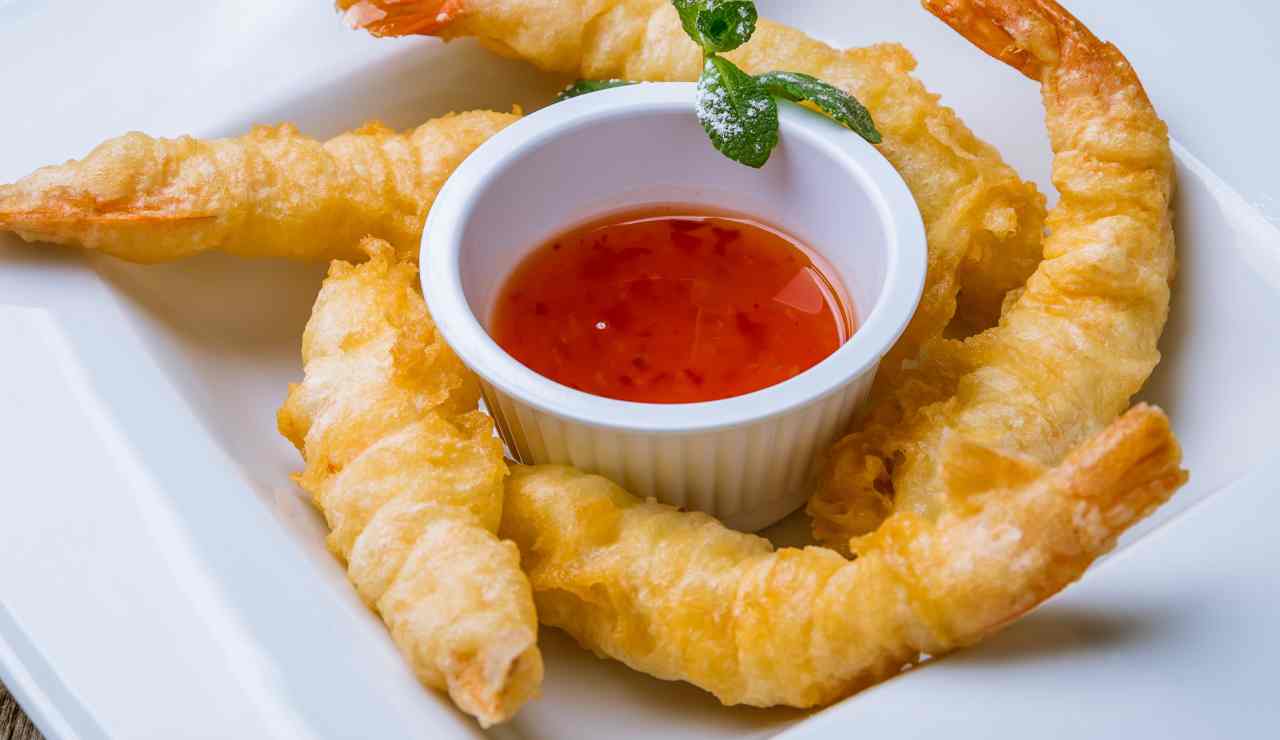 Gamberetti fritti, con salsa alla sour ale