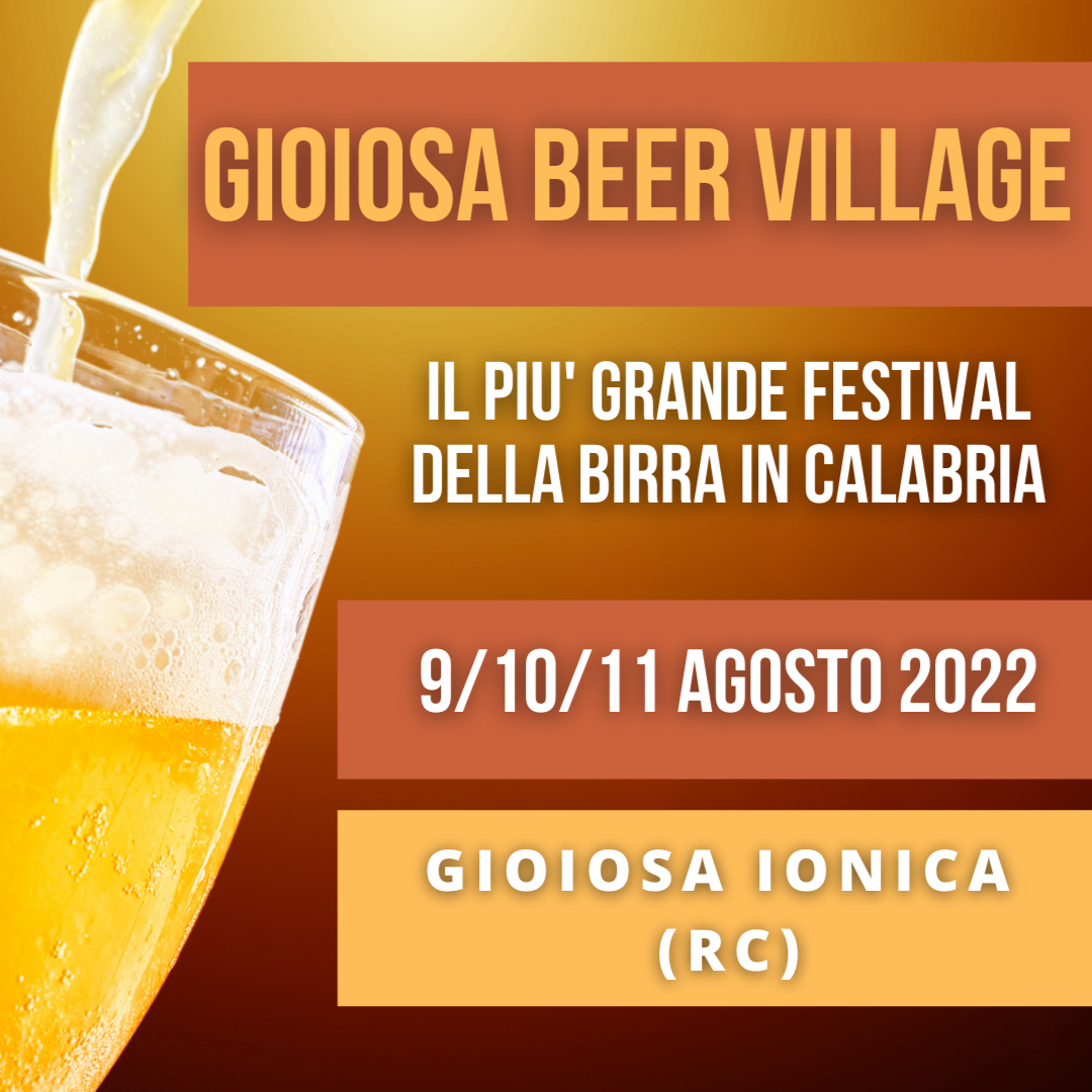 Agosto 2022: torna in Calabria il Gioiosa Beer Village