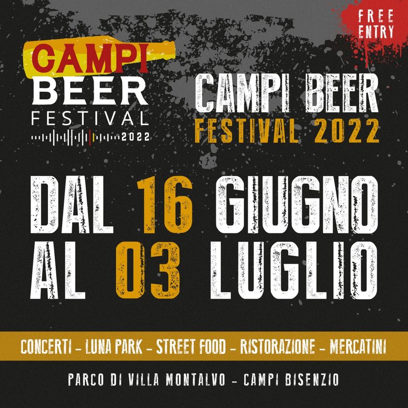 Campi Beer Festival 2022: dal 16 giugno al 7 luglio, una grande festa