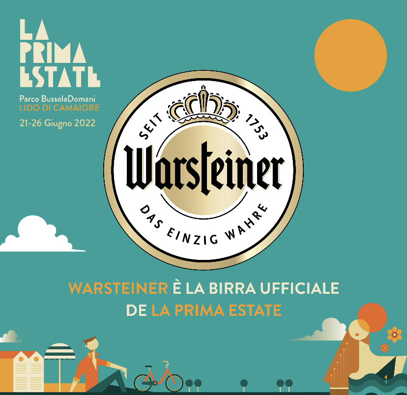 Warsteiner Italia è la birra ufficiale del festival musicale La Prima Estate