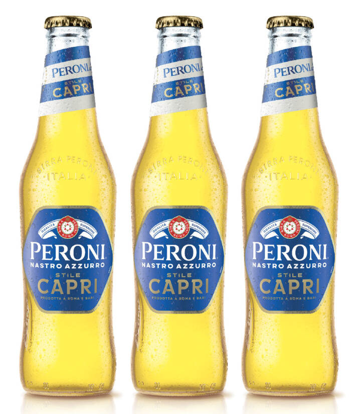 Birra Peroni lancia Peroni Nastro Azzurro Stile Capri all’insegna dell’internazionalità