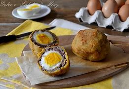 Polpette con uovo sodo alla pils