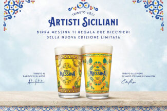 Birra Messina omaggia la Sicilia con bicchieri d’autore limited edition