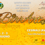 La birra artigianale torna protagonista a Cesinali. Da domani  la 5° edizione di BirrArt – Salone della Birra Sud Italy.