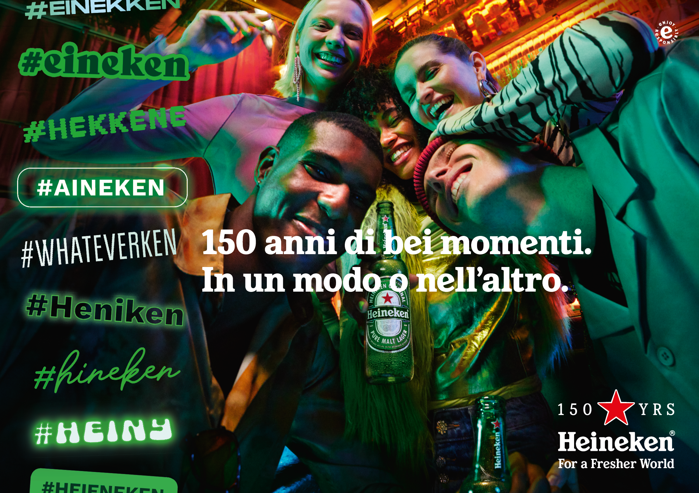 Heineken celebra i 150 anni con il gioco “Good Times Index”