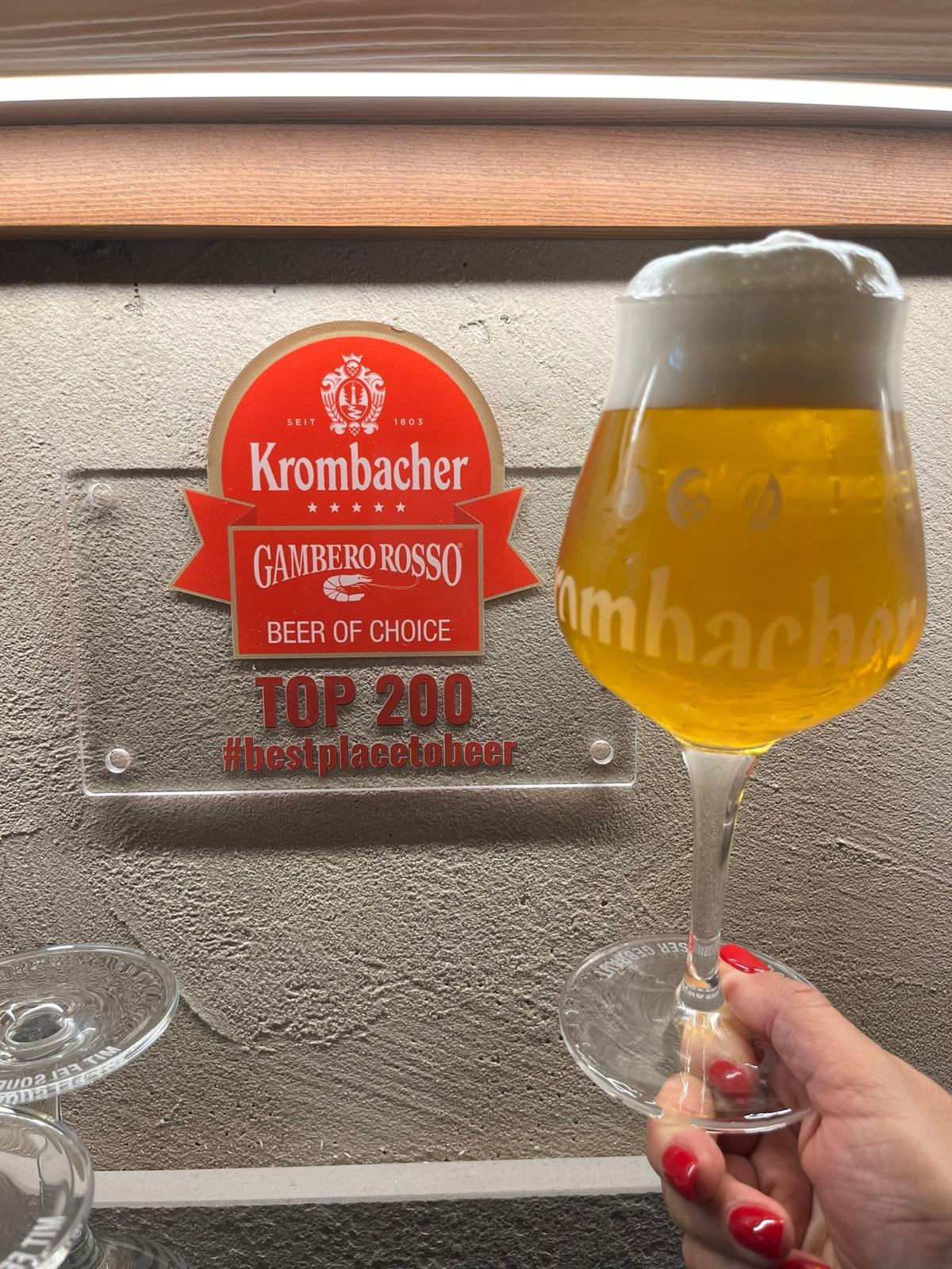 Il birrificio tedesco Krombacher  a Beer & Food Attraction