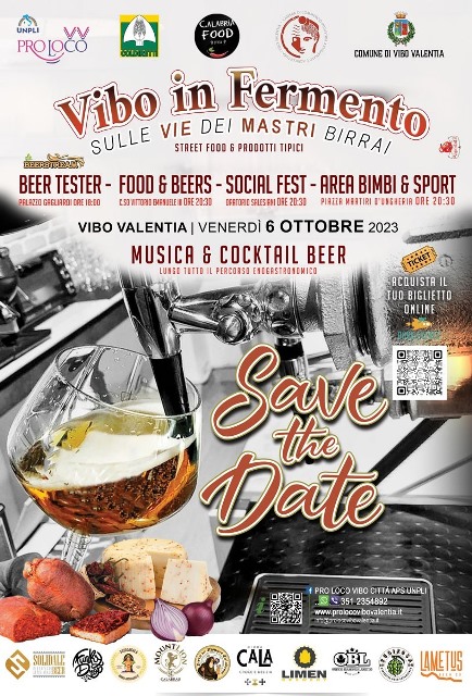 Vibo in Fermento torna a celebrare la birra e la Calabria il 6 ottobre