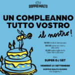 Grande festa per il compleanno di Doppio Malto Duomo Milano