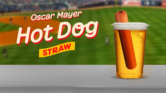 Invenzioni strane: la cannuccia hot dog per bere birra!