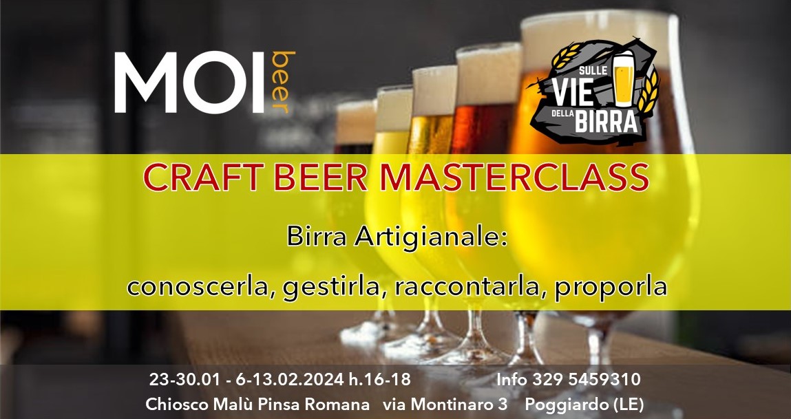 A Poggiardo al via una Craft Beer Masterclass