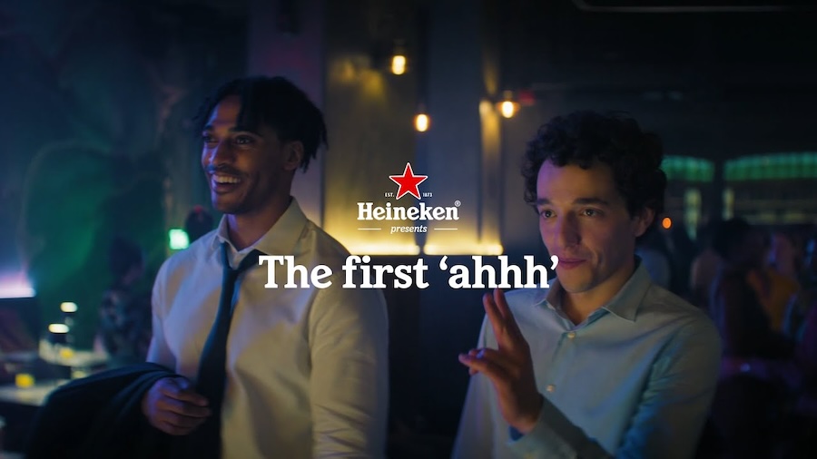 “The first ahhh”: la nuova campagna globale di Heineken