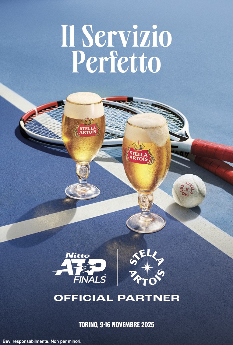 Stella Artois diventata Partner Gold e Birra Ufficiale dell’ATP Tour fino al 2028